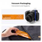 K&F Concept 2-i-1 24 mm rengjøringspinne for fullformatsensor og rengjøringspinne for søker, DSLR SLR digitalkamera CMOS- og CCD-sensorrengjøringssett for Nikon Sony Canon kamerarens