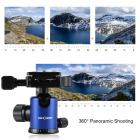 TM2235 Blu Alluminio Treppiede per Fotocamera Fotografia