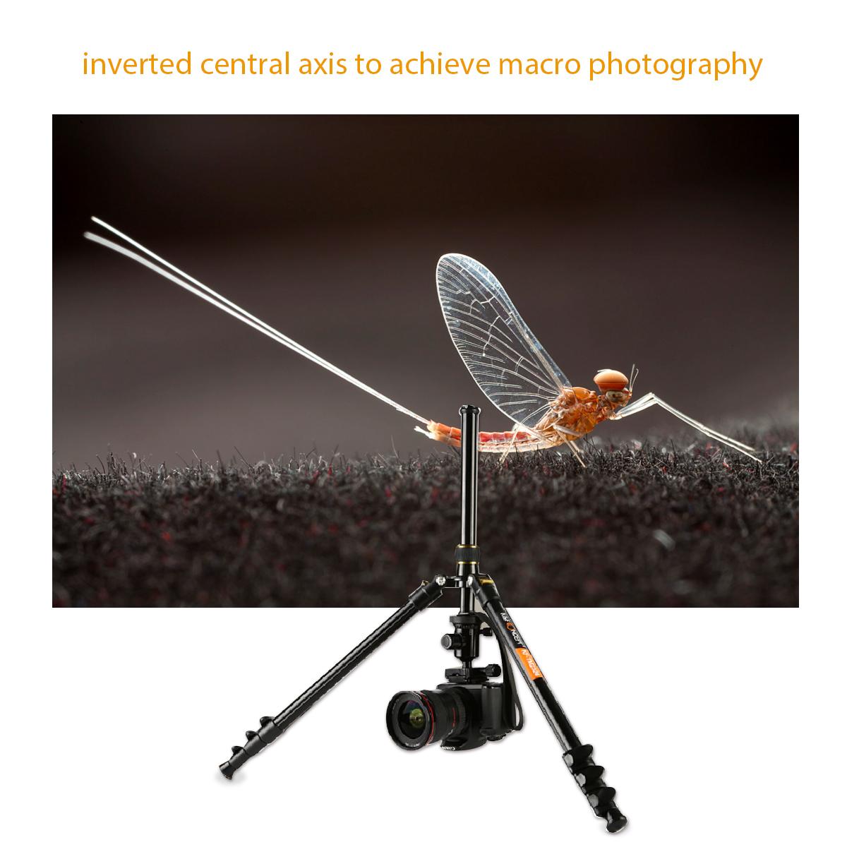 K&F Concept TM2534 DSLR Fotoğraf Makinesi Tripod Monopod Kiti Canon, Nikon Uygundur