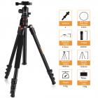 TM2324 (Laranja) Tripé de Câmera Alumínio Peso-leve 62Inch para Canon Nikon Fotografia