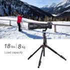 K&F Concept 78 inch Camera Tripod for DSLR Compact Aluminum Tripod with 360 Degree Ball Head and 8kgs Load for Travel and Work