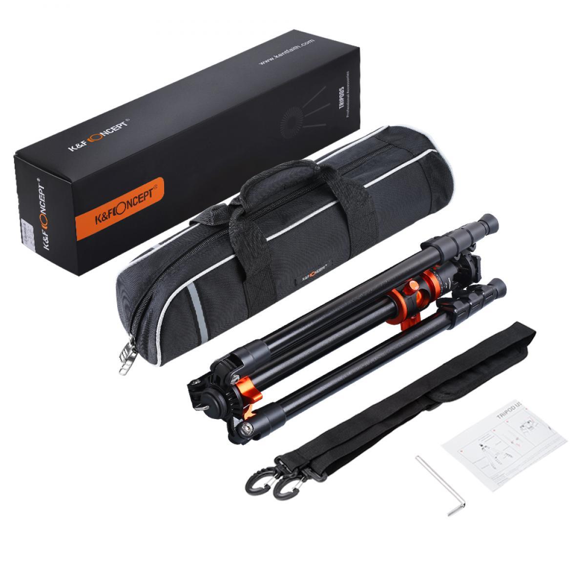 72"/183cm aluminiowy statyw do aparatu, Monopod statyw do fotograficzny podróżniczej z poziomym obrotowym środkowym ramieniem kolumny T254A3 + BH-28L (S211)