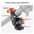 76''/1.93m Camera Tripod with Rotatable Multi-Angle Center Column,Lightweight Travel Outdoor DSLR Tripods with 360 Degree Ball Head Load Capacity 8kg/17.6lbs, Cellphone Clips for Smartphone