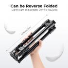 K&F Concept K234A0 Handy Stativ,163cm Kamera Stativ für unterwegs (BI234M), Stativ für Smartphone mit Handyhalterung, Aluminium Reisestativ