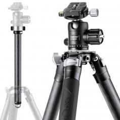 K&F Concept Treppiede per fotocamera in fibra di carbonio Carico da 20 kg/44 libbre Tubo per gambe da 32 mm 67"/1,7 m Treppiede compatto per fotocamera da viaggio resistente,X324C4+BH-35 (vecchio modello EP324C)