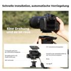 Schnelle Installation, automatische Verriegelung