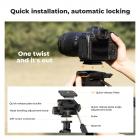 Tripé de câmera de 77"/1,96 m, tripé de vídeo, tripé de viagem leve, tripé com cabeça de 3 vias, tripé de alumínio para câmera DSLR, tripé para smartphone com suporte para celular O234A5+BV01