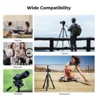 Tripé de câmera de 77"/1,96 m, tripé de vídeo, tripé de viagem leve, tripé com cabeça de 3 vias, tripé de alumínio para câmera DSLR, tripé para smartphone com suporte para celular O234A5+BV01