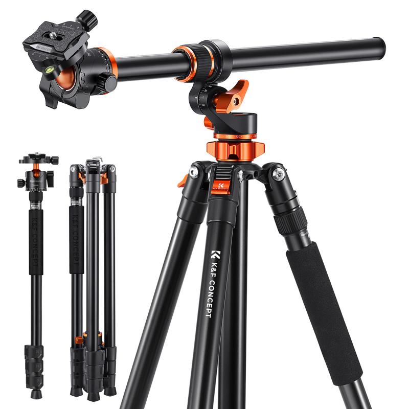Versatile Tripods with Multiple Height Adjustments