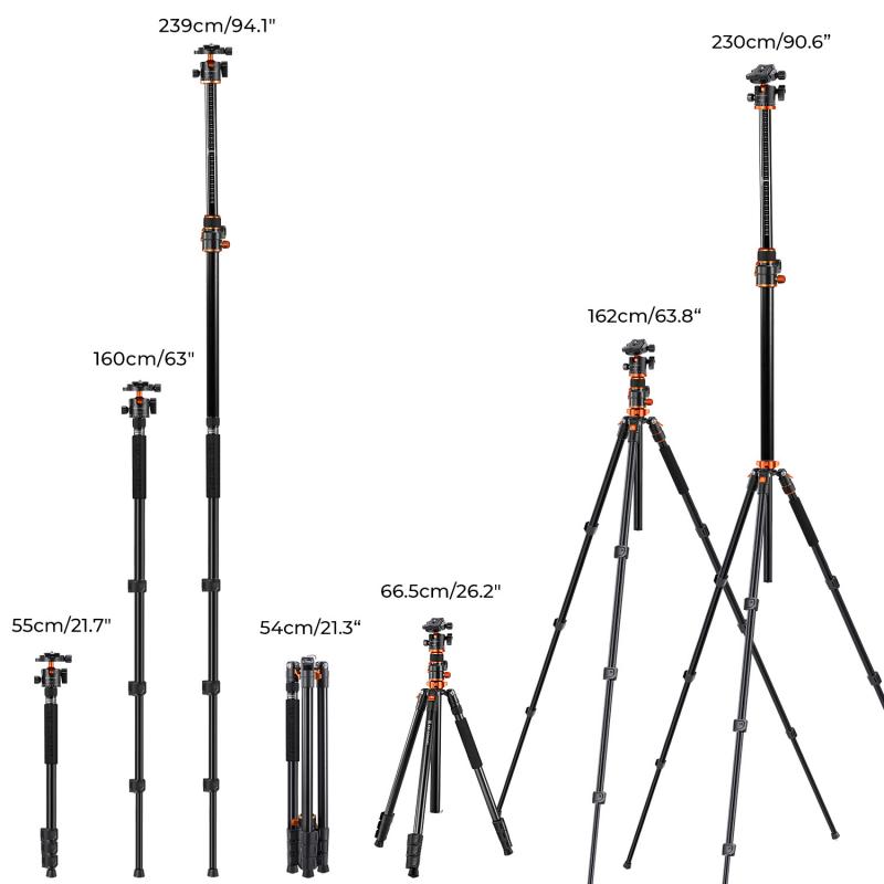 Tripods with Smooth Pan and Tilt Movements for Videography