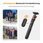 MS08 62''/1,58 m Telefonstativ Selfie Stick mit Abnehmbare Bluetooth Fernbedienung