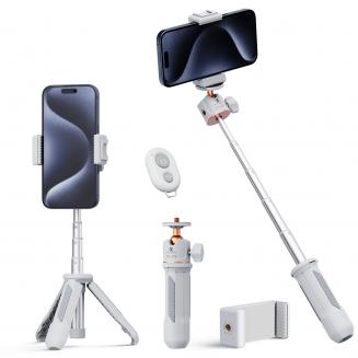 MS02 13,4''/34cm Telefonstativ Selfie Stick Desktop-Ständer Orange Grau
