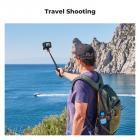 MS03 13''/33cm Phone Tripod Selfie Stick Desktop Stand (Small Size) For Gopro, Action, And Insta Black Orange