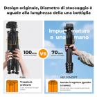 K&F Concept Treppiede per fotocamera, 68" Treppiedi per DSLR da viaggio portatile leggero per esterni per fotocamera, telefono, registrazione video, treppiede, clip per cellulare per smartphone, streaming live, vlog S254A3+BV01