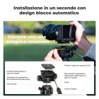 K&F Concept Treppiede per fotocamera, 68" Treppiedi per DSLR da viaggio portatile leggero per esterni per fotocamera, telefono, registrazione video, treppiede, clip per cellulare per smartphone, streaming live, vlog S254A3+BV01