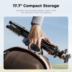 Trípode compacto de aluminio de 185 cm para cámara, trípode de viaje portátil compatible con iPhone, capacidad de 10 kg, cabezal de bola Arca Swiss para DSLR sin espejo, nivel láser, caza, K&F CONCEPT