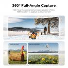 Trípode compacto de aluminio de 185 cm para cámara, trípode de viaje portátil compatible con iPhone, capacidad de 10 kg, cabezal de bola Arca Swiss para DSLR sin espejo, nivel láser, caza, K&F CONCEPT