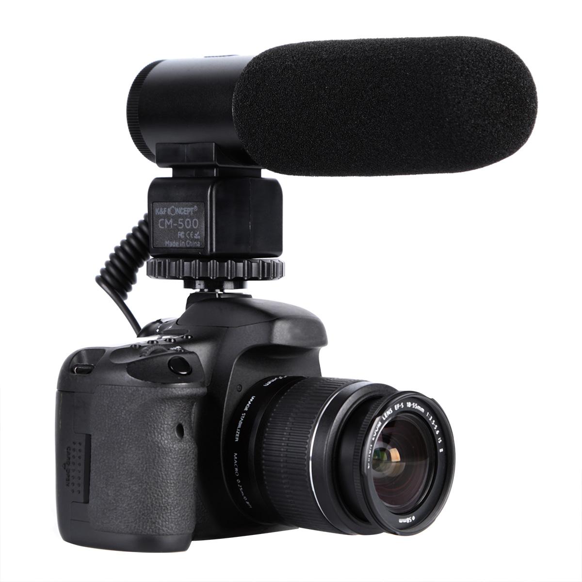 Microfono a fucile CM-500 per la fotografia di videocamere DSLR - K&F  Concept