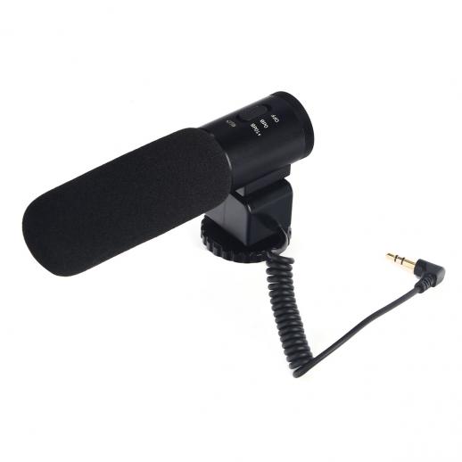 Kameramikrofon Mikrofon mit 3,5 mm Typ-C-Adapterkabel für die Videoaufnahme 
