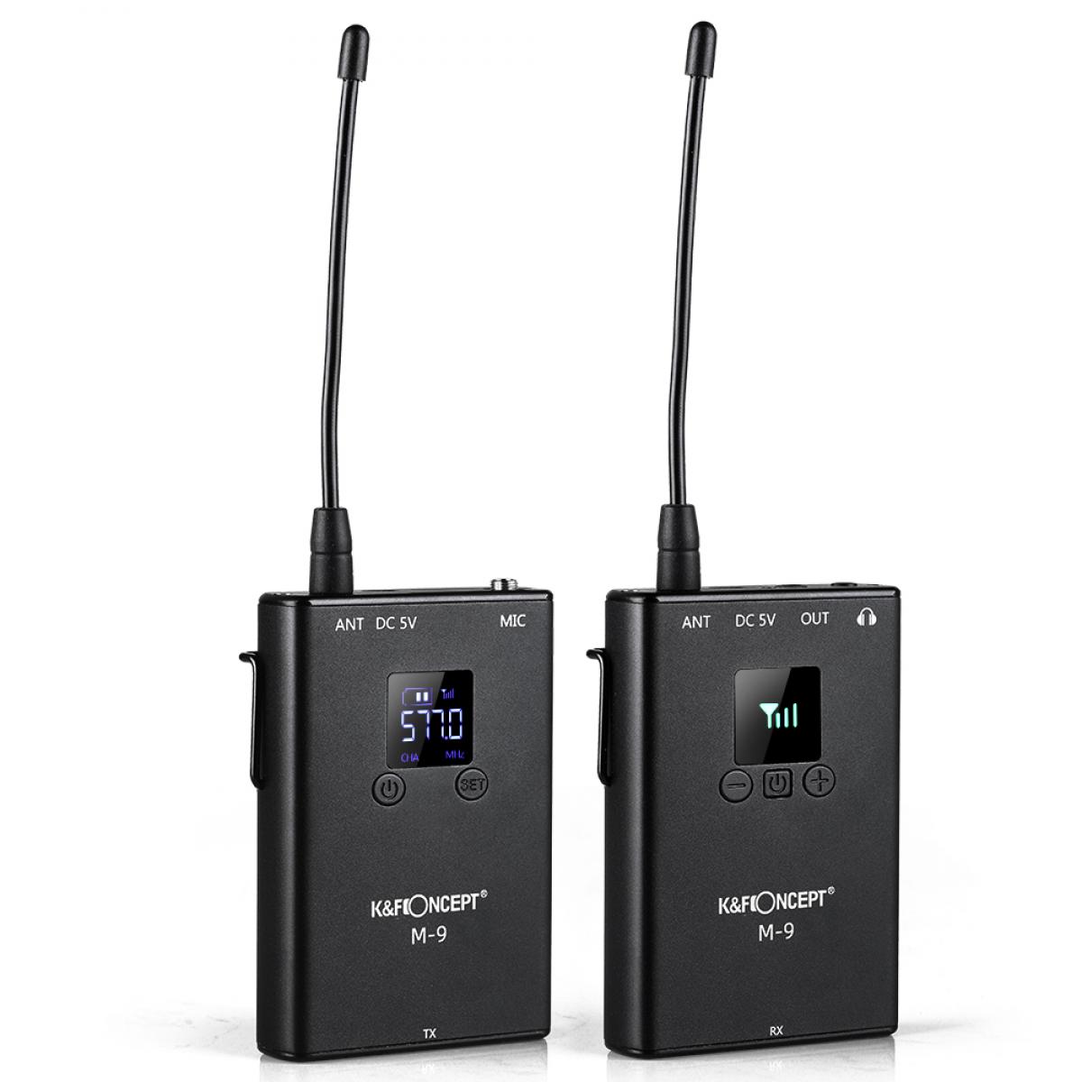 Microfono lavalier wireless K3 One Drag Two per iPhone iPad, riduzione del  rumore 2.4G, microfono