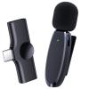 AP004 trådløs Lavalier-mikrofon for Android - USB C Mini trådløs Lavalier-mikrofon for opptak, YouTube-videoer, livestreaming, vlogging (ingen app eller Bluetooth kreves)