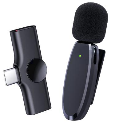 AP004 Microfono lavalier wireless per Android - Mini microfono lavalier wireless USB C per registrazione, video di YouTube, streaming live, vlogging (nessuna app o Bluetooth richiesta)