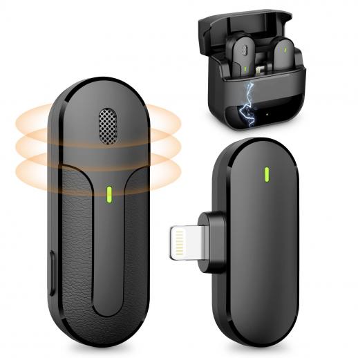 Micro cravate sans fil M8 Pro Leereel Plug-Play Mini micro revers avec étui de charge 700 mAh