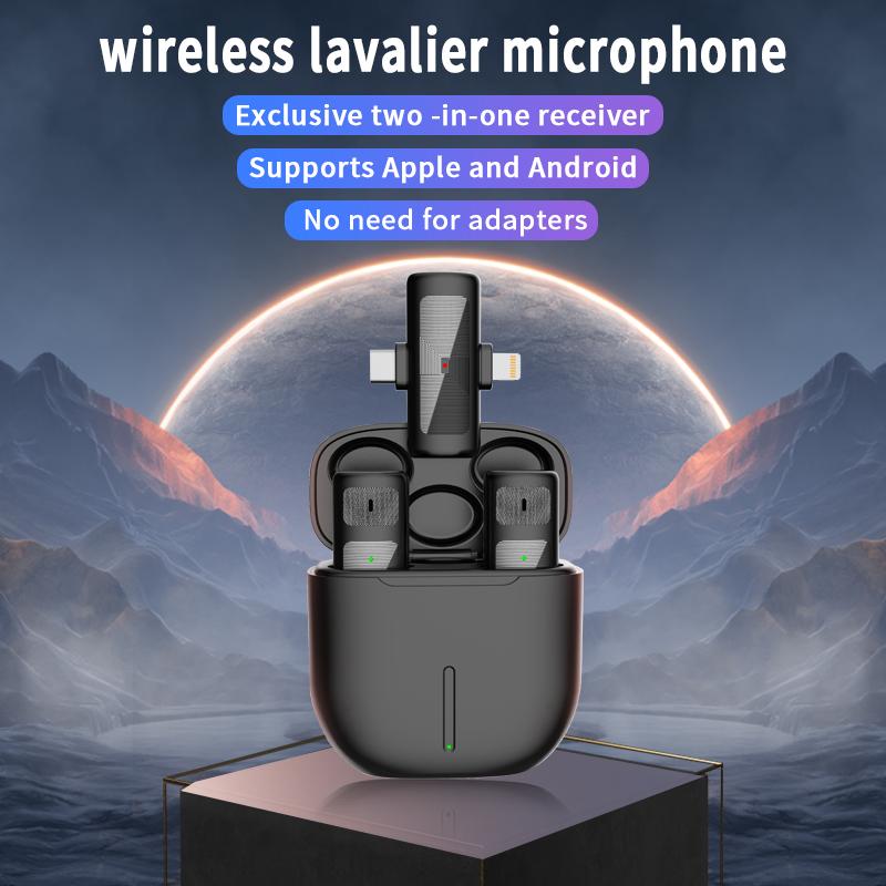 Connection: Connecting the lavalier mic to the recording device.
