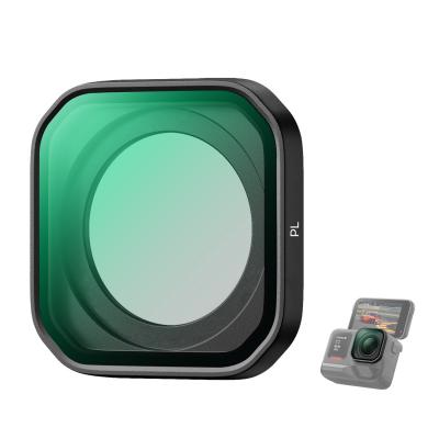 K&F CONCEPT Upgrade Screw On PL Filter Compatible with Insta360 Ace Pro 2, Polarizing Anti-Glare Reduce Reflections Polarizer Filter, Top Optical Glass with Multi-Coated Filter