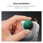 K&F Concept Black Diffusion 1/4 Filter Compatible with Insta360 Go Ultra, Creative Mist Cinematic Effect Filter, Multi-Coated/Optical Glass/Aluminum Alloy Frame