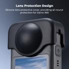 K&F Concept skjermbeskyttersett kompatibelt med DJI OSMO 360-tilbehør, Ultra HD-skjerm herdet glassfilm med silikonlinsebeskyttelsesdeksel 9H hardhet mot fingeravtrykk ripebestandig
