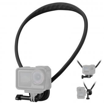 K&F CONCEPT Halsmontering med Luftpude, Kamera POV-montering til Håndfri POV Vlogging til GoPro Hero 13/12/11/10/9/8/7/6/5/4/MAX, Insta 360 Ace Pro 2, DJI Osmo 360 Nano Action 3/4/5 Pro, AKASO