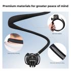 K&F CONCEPT Halsmontering med Luftpude, Kameraholder med 1/4" Adapter, Håndfri POV Vlogging til GoPro Hero 13/12/11/10/9/8/7/6/5/4/MAX, Insta 360 X5/X4/Ace Pro 2, DJI Osmo Nano Action 3/4/5 Pro