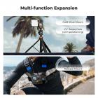 K&F CONCEPT Aluminum Alloy Camera Cage Compatible with DJI Osmo Action 6 Camera Accessories, Protective Cage Expansion Frame Case with Cold Shoe Mount | 1/4