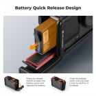 K&F CONCEPT Aluminum Alloy Camera Cage Compatible with DJI Osmo Action 6 Camera Accessories, Protective Cage Expansion Frame Case with Cold Shoe Mount | 1/4