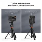 K&F CONCEPT Aluminum Alloy Camera Cage Compatible with DJI Osmo Action 6 Camera Accessories, Protective Cage Expansion Frame Case with Cold Shoe Mount | 1/4