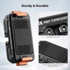 K&F CONCEPT Magnetic Quick Release Adapter Mount Compatible with DJI Osmo Nano/Osmo Action 6, Expansion Stand with 1/4 Screw Hole/Foldable Connector/Quick-Release Buckle, Action Camera Accessories