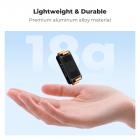 K&F CONCEPT Magnetic Quick Release Mount Compatible with DJI Osmo Action 6/Osmo Nano, Aluminum Alloy Bracket Extension Base with 1/4” Screw Hole for Tripod, Selfie Stick, Action Camera Accessories