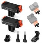 K&F CONCEPT 2 Pack Magnetic Adapter Mount for DJI Osmo Nano/Osmo Action 6, Quick Release Extension Base Bracket with 1/4