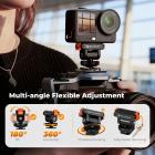 K&F CONCEPT Cold Shoe Mount Compatible with DJI Osmo Nano/Osmo Action 6, Action Camera Magnetic Quick Mount Holder, Tripod Adapter Hot Shoe Camera Connector with 1/4