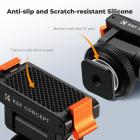 K&F CONCEPT Cold Shoe Mount Compatible with DJI Osmo Nano/Osmo Action 6, Action Camera Magnetic Quick Mount Holder, Tripod Adapter Hot Shoe Camera Connector with 1/4