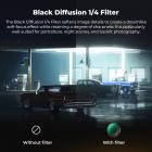 K&F CONCEPT Black-mist 1/4 Filter Compatible with DJI Osmo Action 6 Black Diffusion 1/4, HD Optical Glass with 28-layer Nano-Coating (Threaded Mount)