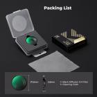 K&F CONCEPT Black-mist 1/4 Filter Compatible with DJI Osmo Action 6 Black Diffusion 1/4, HD Optical Glass with 28-layer Nano-Coating (Threaded Mount)