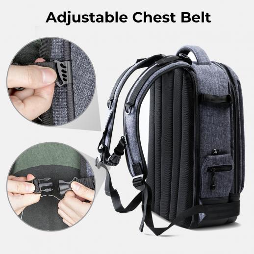 Bodyguard DSLR 2in1 camera bag and photo backpack in one 12cm lens bag with variable interior division for 3 16cm or 5 