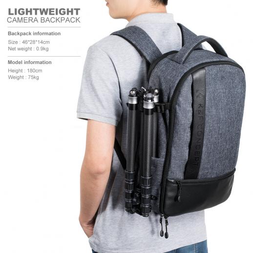 K&F Concept Kamerarucksack Rucksack Kameratasche wasserdicht Camera backpack 