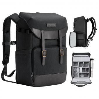 Camera Backpack 20L for Canon/Nikon/Sony/Olympus Camera, Lens, Drones, 15.6