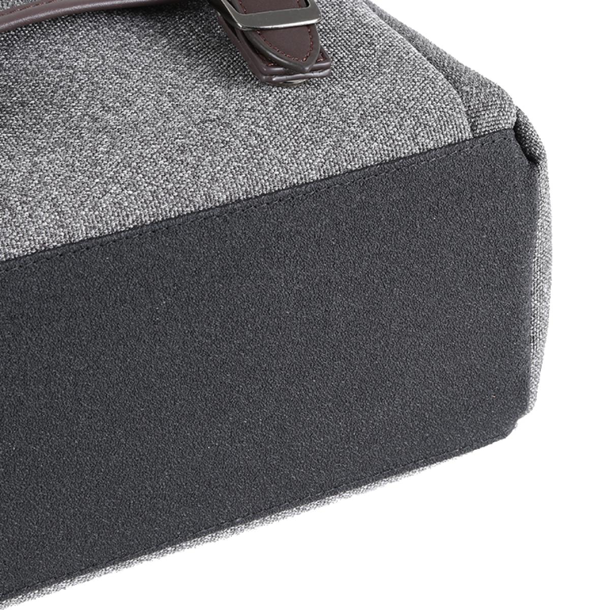 DSLR Camera Messenger Shoulder Bag Gray 9.8*5.1*8.7 inches