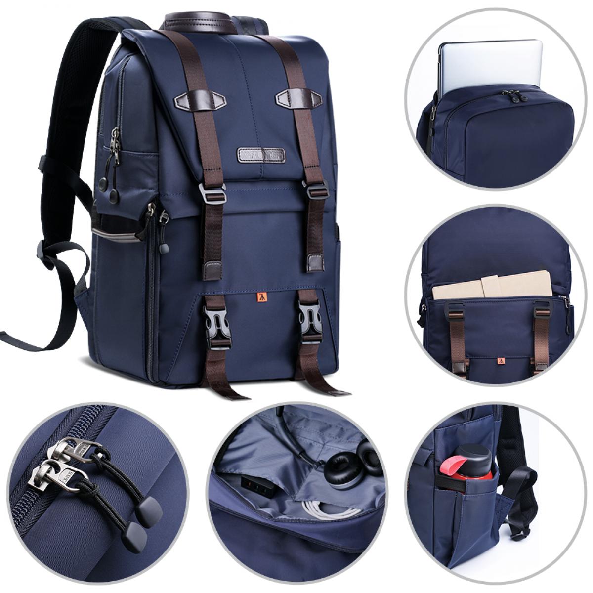 Multifunctional DSLR Camera Travel Backpack for Outdoor Photography ...