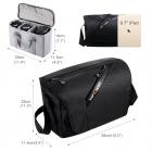 Borsa a tracolla compatta per messenger DSLR 38 * 11,5 * 28 cm