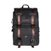 Wielofunkcyjny plecak na aparat podróżny dslr do fotografii zewnętrznej wodoodporny stylowy nylonowy plecak o dużEj pojemności, Rozmiar L, Czarny 20L